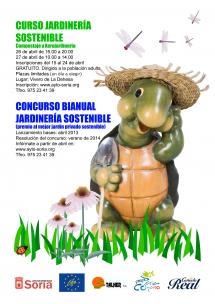 Cursos y Concurso Jardinería Sostenible 2013-