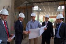 El Alcalde de Soria visita las obras del Centro de Día para Personas Mayores Dependientes de Soria