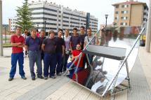 La Escuela Taller Duques de Soria VII presenta la parrilla solar