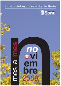 El Ayuntamiento de Soria lanza el número de noviembre del boletín Soria Mes a Mes