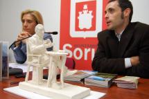 Soria contará en el Collado con una nueva escultura de Gerardo Diego
