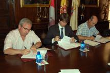El Ayuntamiento firma sendos convenios de colaboración con la JOSS y la Coral de Soria para dos conciertos de la agrupación sinfónica y el I Encuentro de Corales