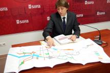 El Alcalde de Soria viaja a Valladolid para entregar a la Junta un “Plan B” y poder sacar adelante la peatonalización y el parking del centro de Soria