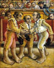 Pintura y poesía se aúnan en “Tauromaquia de temblores”, la exposición que se inaugura el jueves en el Palacio de la Audiencia 