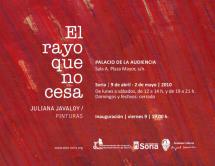 El próximo 9 de abril se inaugura la exposición de pintura &#8220;El rayo que no cesa&#8221;, actividad enmarcada en la programación de EXPOESÍA 2010