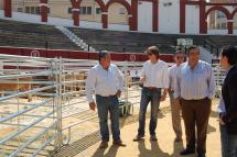 Inaugurada la tercera edición de la Feria Ganadera en la plaza de toros que incluye exhibiciones en Las Balsas y una exposición de pintura de Ángel Molinero