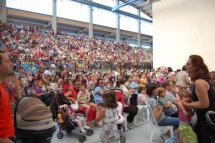 Caja España-Duero y el Ayuntamiento de Soria acercan el circo a los más pequeños en el polideportivo de Las Pedrizas