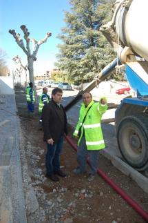 Las aceras de San Andrés, Infantes de Lara y Rota de Calatañazor, primeras actuaciones de una nueva campaña de pavimentación