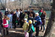 Más de 300 personas participan en la primera ruta de Senderos del Duero y conocen las actuaciones en la margen derecha