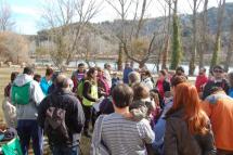 Más de 200 senderistas participan en la segunda ruta del Duero hasta Santa Ana