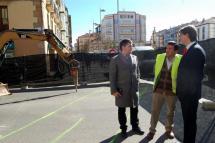 Carlos Martínez visita el inicio de las obras del parking de Mariano Granados y el Espolón con una inversión total de más de 12 millones de euros