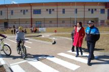 El colegio Infantes de Lara inaugura una nueva campaña del parque infantil de tráfico