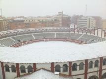 Servicios Locales activa el retén por la nieve y la Policía Local corta el tráfico en el Castillo y Betetas