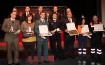 El policía local Manuel Lasanta recibe la medalla de plata al Mérito de Castilla y León por su actuación en un rescate