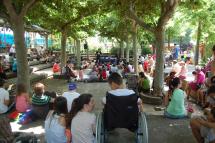 Teatro infantil en el parque de La Dehesa dentro de la Feria del Libro.