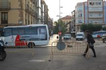 Zona centro que se convertirá en peatonal.