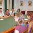 Charla a los jóvenes en el Salón de Plenos del Ayuntamiento de Soria