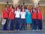 El equipo femenino de balonmano ha sido recibido en el Ayuntamiento por la concejala de Deportes.