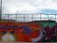 Imagen de la pintura mural de las pistas de Los Pajaritos.